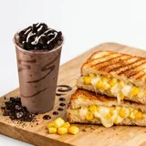 Corn Cheese Sandwich+ Oreo Shake