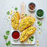 Cheese Corn Baked Bread
