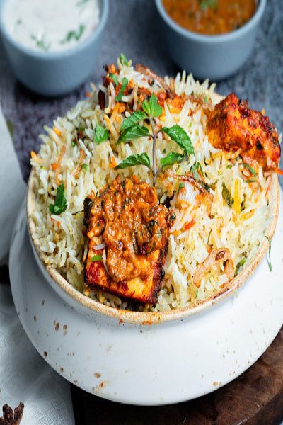 Paneer Tikka Biryani