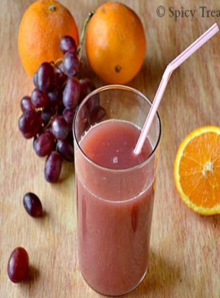 Grapes And Orange Juice
