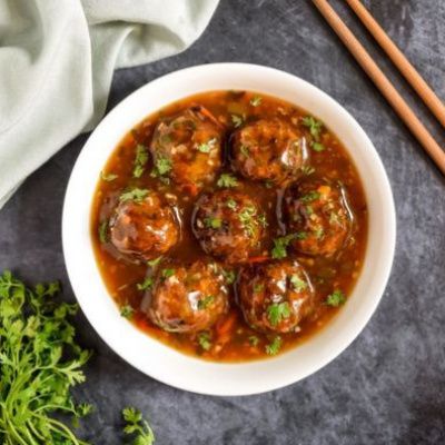 Veg. Manchurian (Gravy)