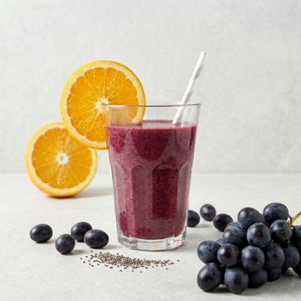 Grapes And Orange Juice