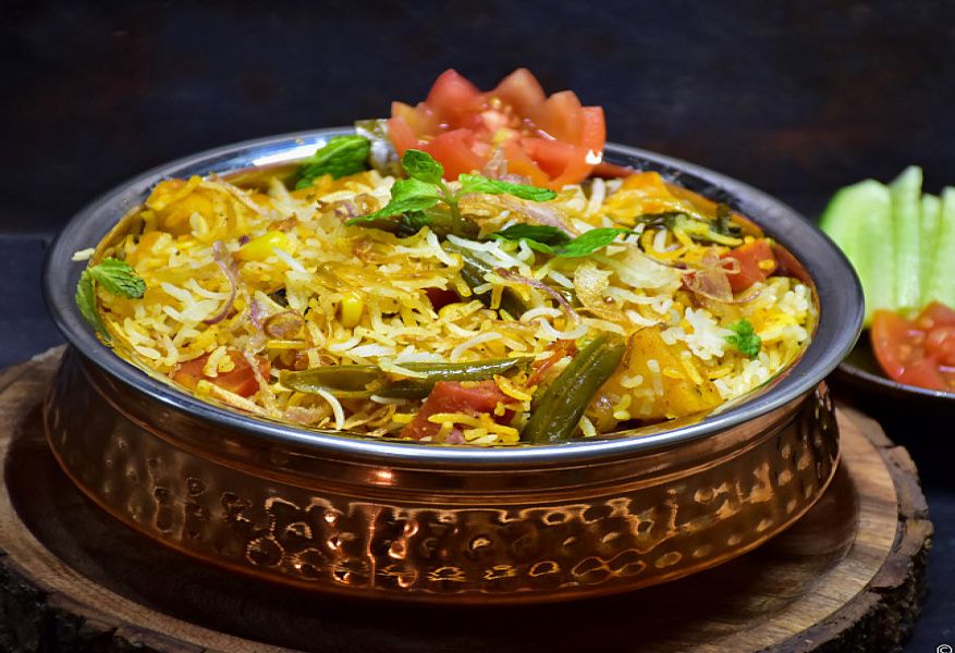 Veg Hyderabadi Biryani