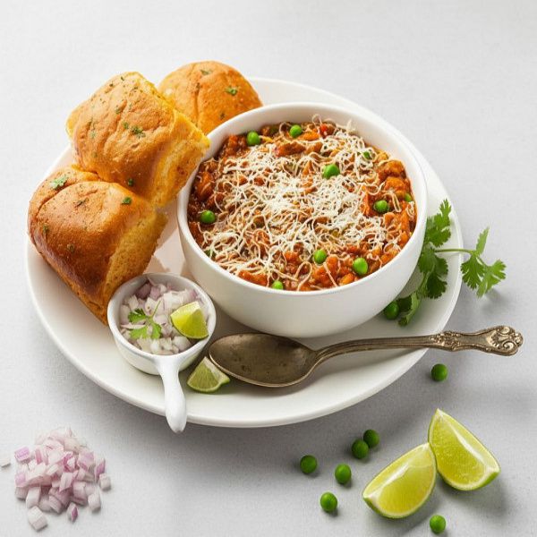 Cheese Masala Paw Bhaji