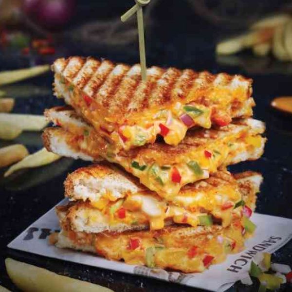 Peri Peri Cheesy Sandwich