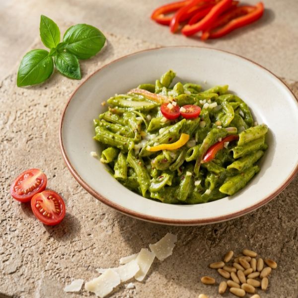 Creamy Basil Pesto Pasta