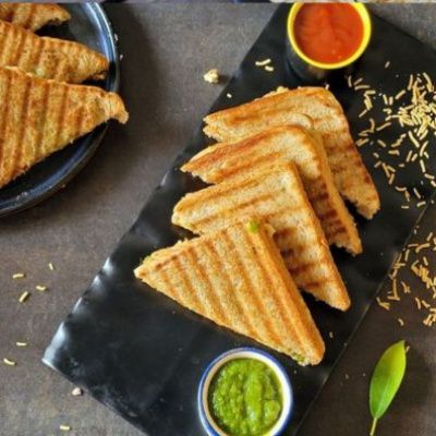 Masala Toast Sandwich