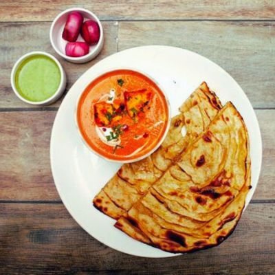 Paneer Butter Masala & Laccha Paratha Combo