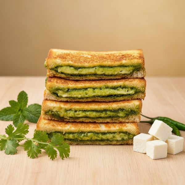 Veg Cheese Chutney Sandwich