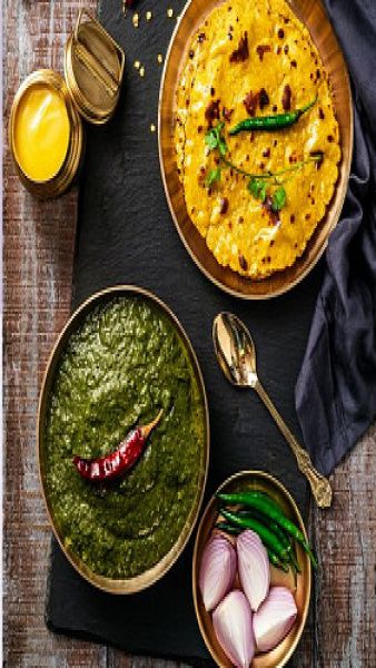Sarso Da Saag Platter