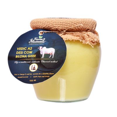 Vedic A2 Desi Cow Bilona Ghee 500ml