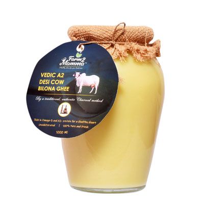 Vedic A2 Desi Cow Bilona Ghee 1Litre