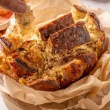 Ham & cheese pull apart bread
