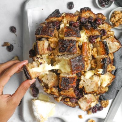 Brie & Cranberry Pull Apart Bread