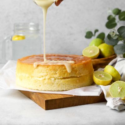 Lemon Cake With Lemon Curd