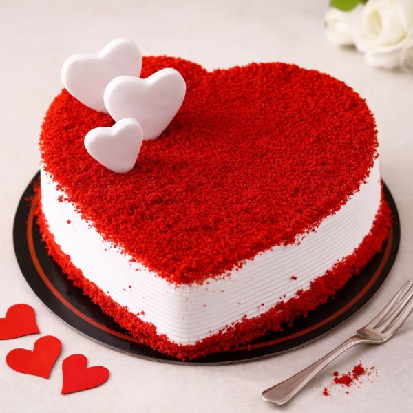 Heart Red Velvet Cake