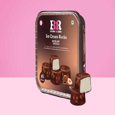 Hazelnut Rocher ice cream rocks
