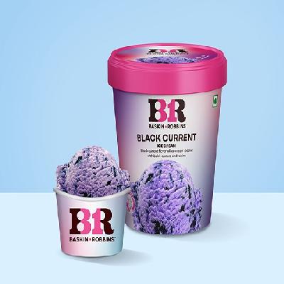 Black Currant Ice cream (Factory sealed 450ml)