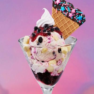 Berry Me in Cheesecake Gelato Sundae