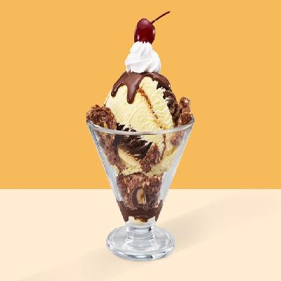 Golden Ferrero Sundae