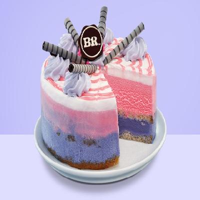 Cotton Candy Ice Cream Cake (500 g)