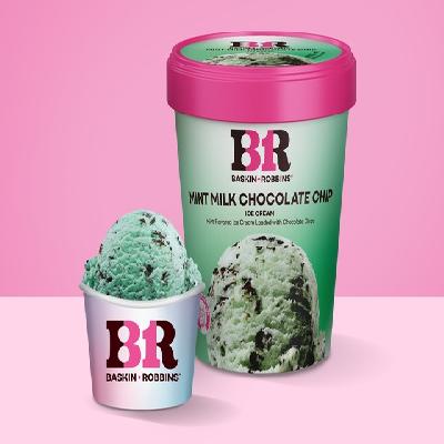 Mint Milk Chocolate Chips Ice Cream (Tub)
