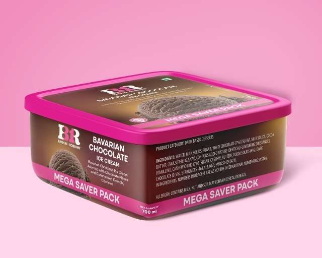 Bavarian Chocolate Ice cream (Family Prepack 700 ml)