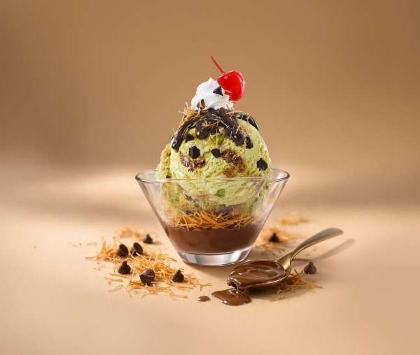 Dubai Chocolate Gelato Sundae