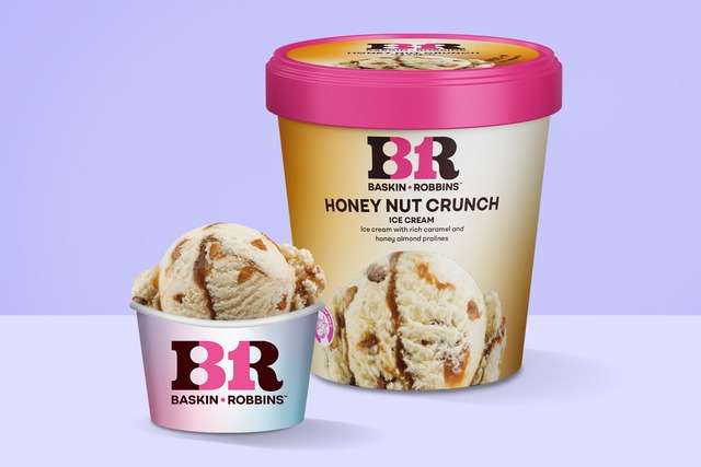 Honey Nut Crunch Ice Cream (Small Scoop)