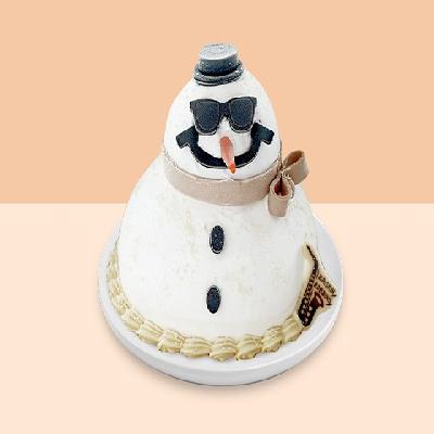Snowman Ice Cream Cake (1200 gms)