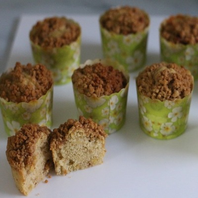 Apple Crumble Muffins (4 pieces)