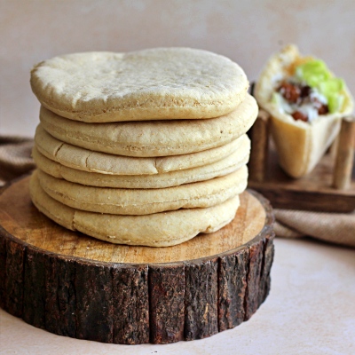 Whole Wheat Pita Bread 6Inch (6 pieces)