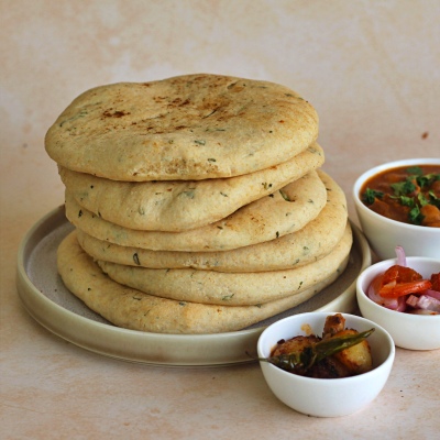 Whole Wheat Kulcha Plain (6 pieces)