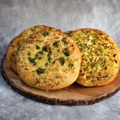 Mint Ricotta Flat Bread(Pack of 3)