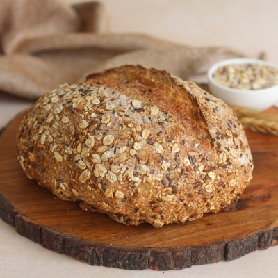 Five seeded multigrain Sour Dough Whole Wheat Bread (400 gm)