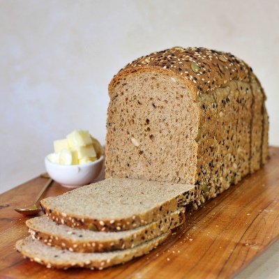 Whole Wheat Multi-seeded Brown Bread (450 gm)