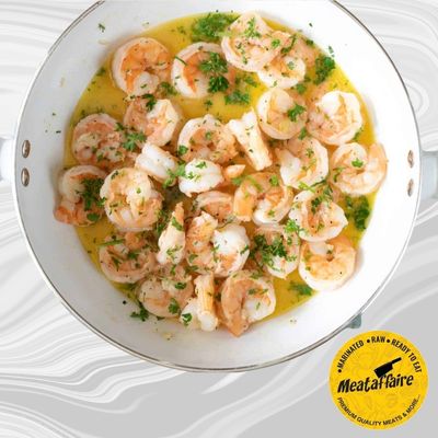 Marinated Butter Garlic Prawns - 250g Approx