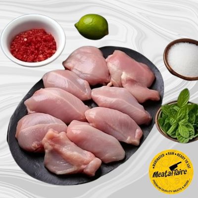 Premium Chicken Thighs Uncut (Boneless) - 500g