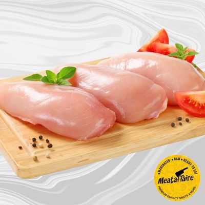 Premium Chicken Breast Fillet Uncut (Boneless) - 1kg Pack 
