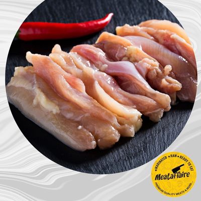 Premium Chicken Thigh Strips - 500g