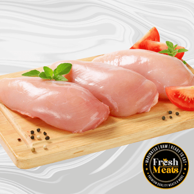 Premium Chicken Breast Fillet Uncut (Boneless) - 500g 