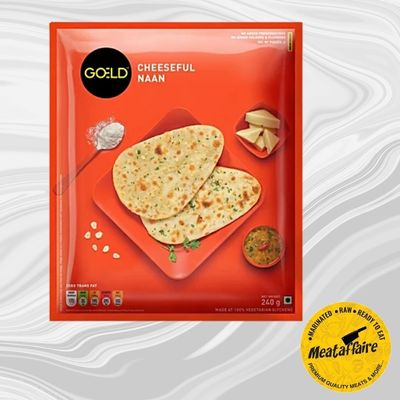 Cheese Naan Gold- 4 pc