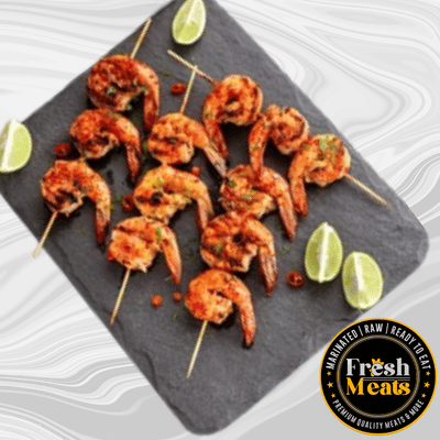 Marinated Lehsuni Prawns - 250g Approx