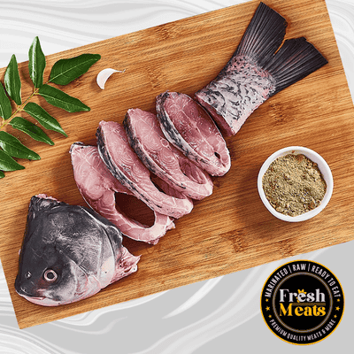 Premium Rohu With Head And Tail - 500 g 