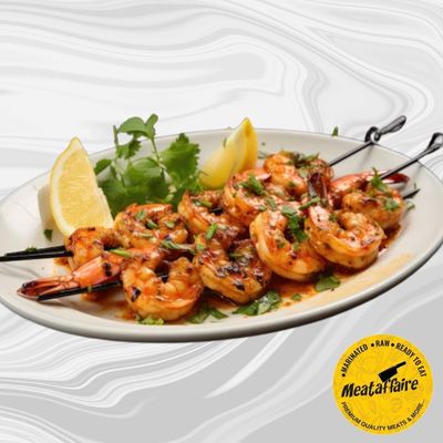 Marinated BBQ Prawns - 250g Approx