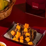 Chocolate Mango Crunch Slice