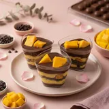 Mango Triffle Glass