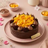 Mango Nutella Cake