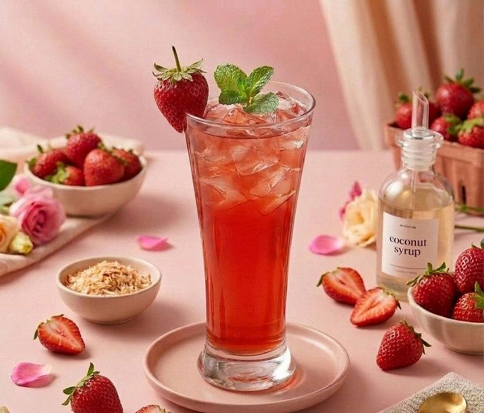 Strawberry Iced Tea 300Ml