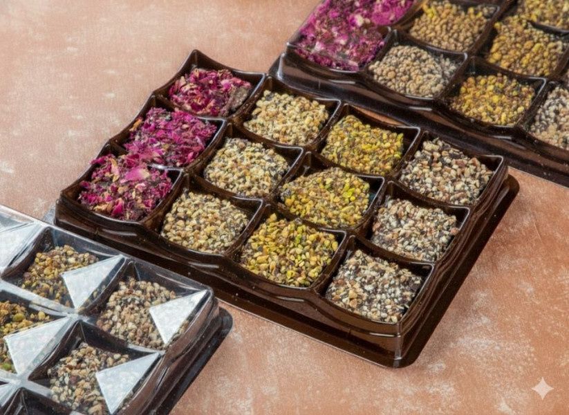 Assorted Chocolate Brittle 12 Pcs